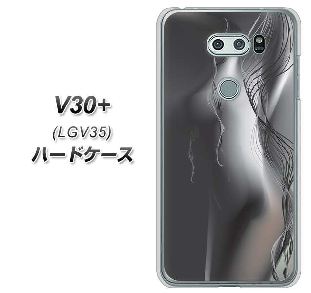 au イサイ V30+ LGV35 高画質仕上げ 背面印刷 ハードケース【566 ボディウォール】
