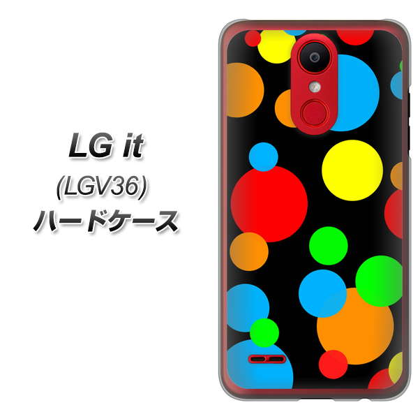 au エルジー イット LGV36 高画質仕上げ 背面印刷 ハードケース【076 シンプル(大阪のおばちゃん)】