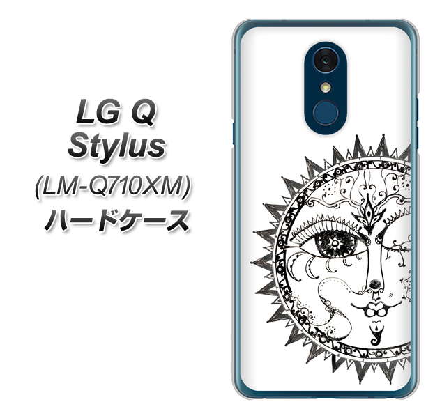 LG Q Stylus LM-Q710XM 高画質仕上げ 背面印刷 ハードケース【207 太陽神】