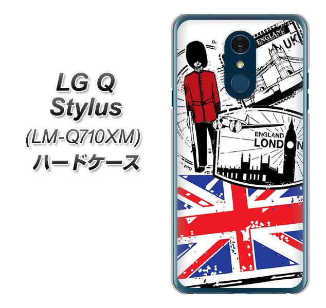 LG Q Stylus LM-Q710XM 高画質仕上げ 背面印刷 ハードケース【574 LONDON】