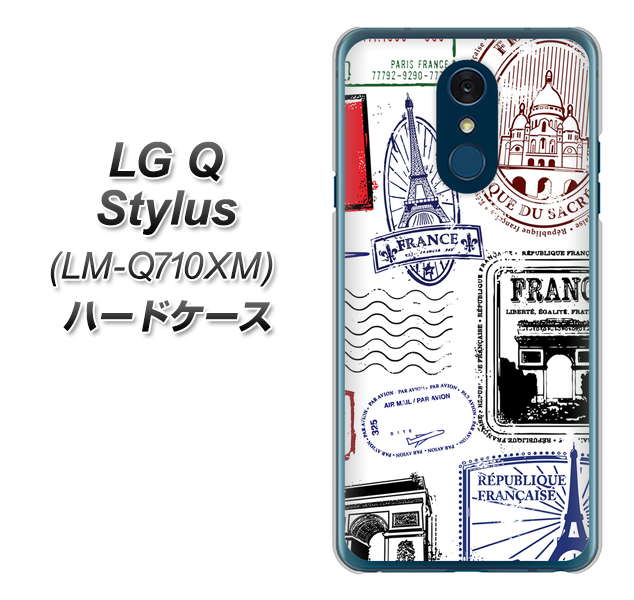 LG Q Stylus LM-Q710XM 高画質仕上げ 背面印刷 ハードケース【592 ＦＲＡＮＣＥ】