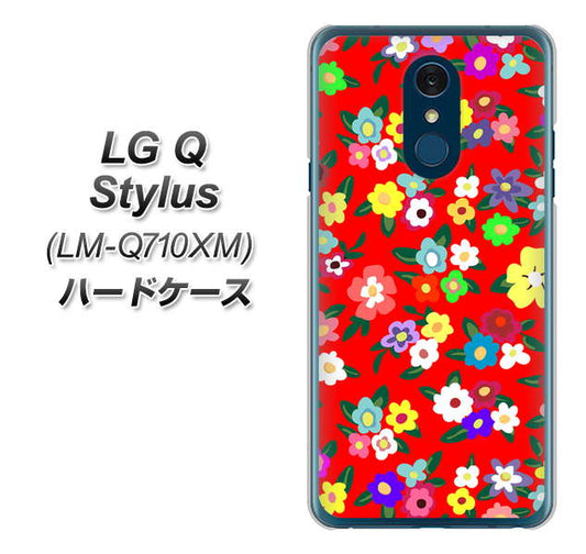 LG Q Stylus LM-Q710XM 高画質仕上げ 背面印刷 ハードケース【780 リバティプリントRD】