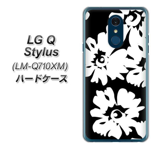 LG Q Stylus LM-Q710XM 高画質仕上げ 背面印刷 ハードケース【1215 モダンフラワー】