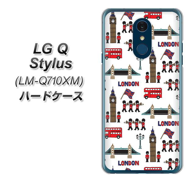 LG Q Stylus LM-Q710XM 高画質仕上げ 背面印刷 ハードケース【EK811 ロンドンの街】