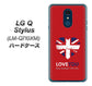 LG Q Stylus LM-Q710XM 高画質仕上げ 背面印刷 ハードケース【SC804 ユニオンジャック ハートビンテージレッド】