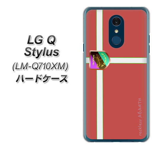 LG Q Stylus LM-Q710XM 高画質仕上げ 背面印刷 ハードケース【YC934 アバルト05】