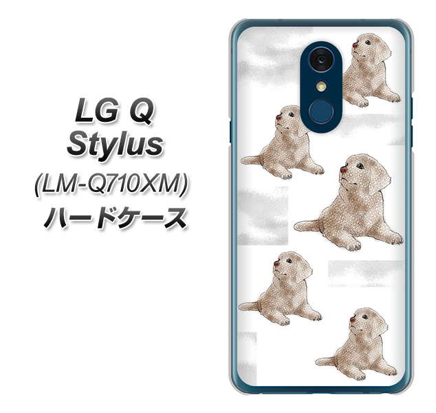 LG Q Stylus LM-Q710XM 高画質仕上げ 背面印刷 ハードケース【YD823 ラブラドールレトリバー04】