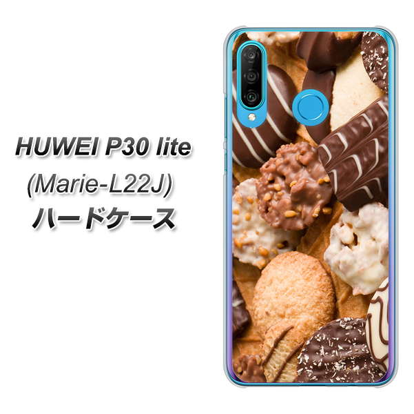 simフリー HUAWEI(ファーウェイ) P30 lite Marie-L22J 高画質仕上げ 背面印刷 ハードケース【442 クッキー mix】