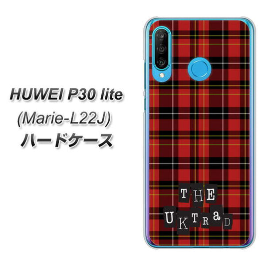 simフリー HUAWEI(ファーウェイ) P30 lite Marie-L22J 高画質仕上げ 背面印刷 ハードケース【547 THEチェック】