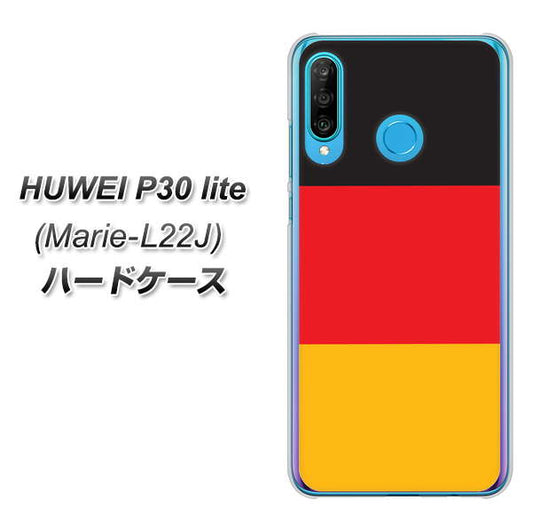 simフリー HUAWEI(ファーウェイ) P30 lite Marie-L22J 高画質仕上げ 背面印刷 ハードケース【675 ドイツ】