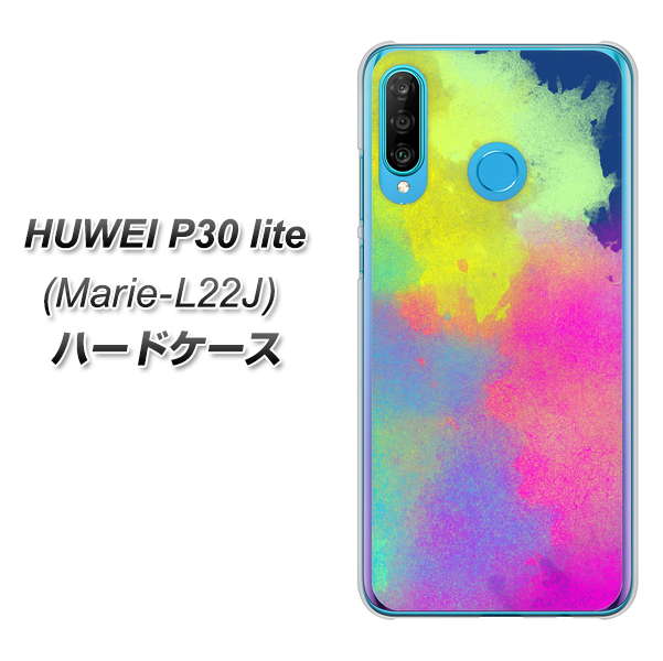simフリー HUAWEI(ファーウェイ) P30 lite Marie-L22J 高画質仕上げ 背面印刷 ハードケース【YJ294 デザイン色彩】