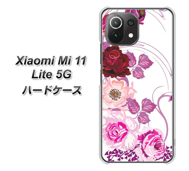 Xiaomi(シャオミ)Mi 11 Lite 5G 高画質仕上げ 背面印刷 ハードケース【116 6月のバラ】