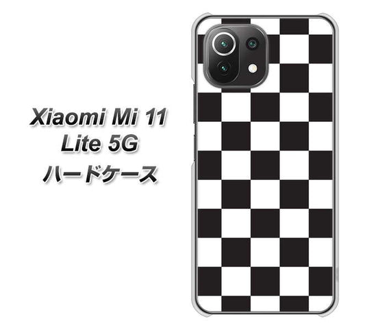 Xiaomi(シャオミ)Mi 11 Lite 5G 高画質仕上げ 背面印刷 ハードケース【151 フラッグチェック】