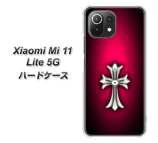 Xiaomi(シャオミ)Mi 11 Lite 5G 高画質仕上げ 背面印刷 ハードケース【249 クロスレッド】