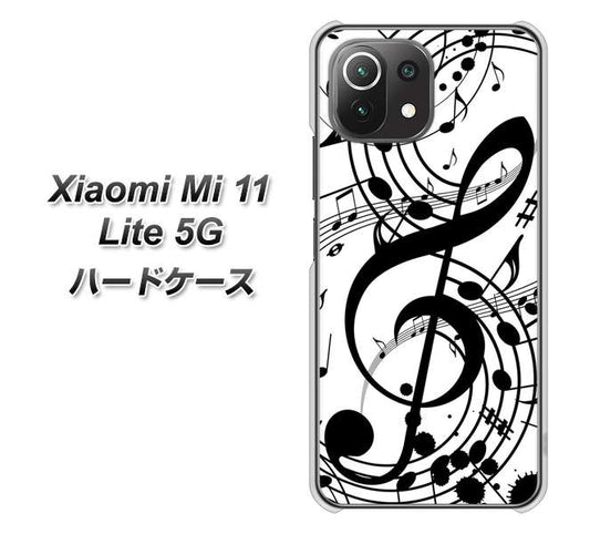 Xiaomi(シャオミ)Mi 11 Lite 5G 高画質仕上げ 背面印刷 ハードケース【260 あふれる音符】