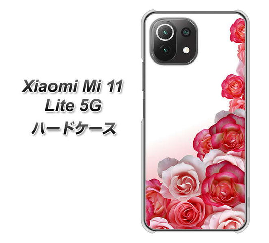 Xiaomi(シャオミ)Mi 11 Lite 5G 高画質仕上げ 背面印刷 ハードケース【299 薔薇の壁】
