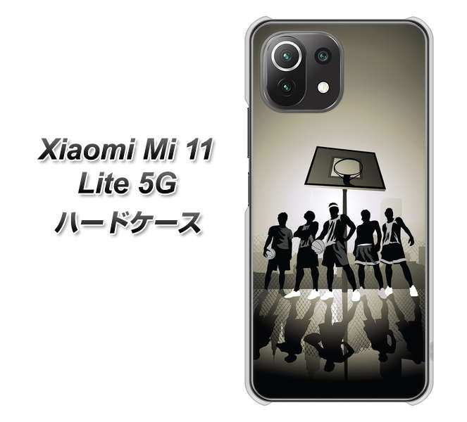 Xiaomi(シャオミ)Mi 11 Lite 5G 高画質仕上げ 背面印刷 ハードケース【389 クールバスケ】