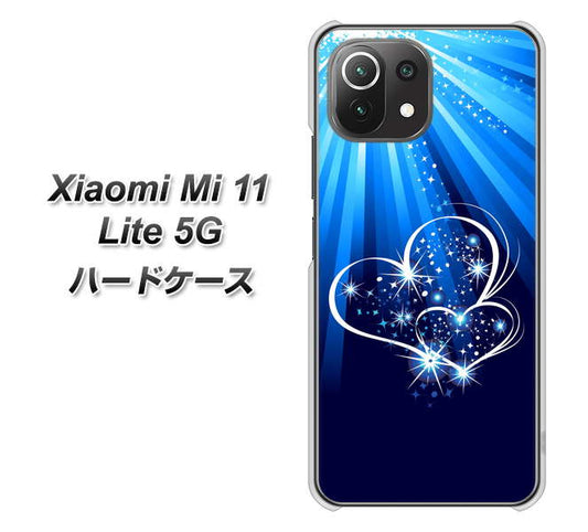 Xiaomi(シャオミ)Mi 11 Lite 5G 高画質仕上げ 背面印刷 ハードケース【702 スイミングハート】