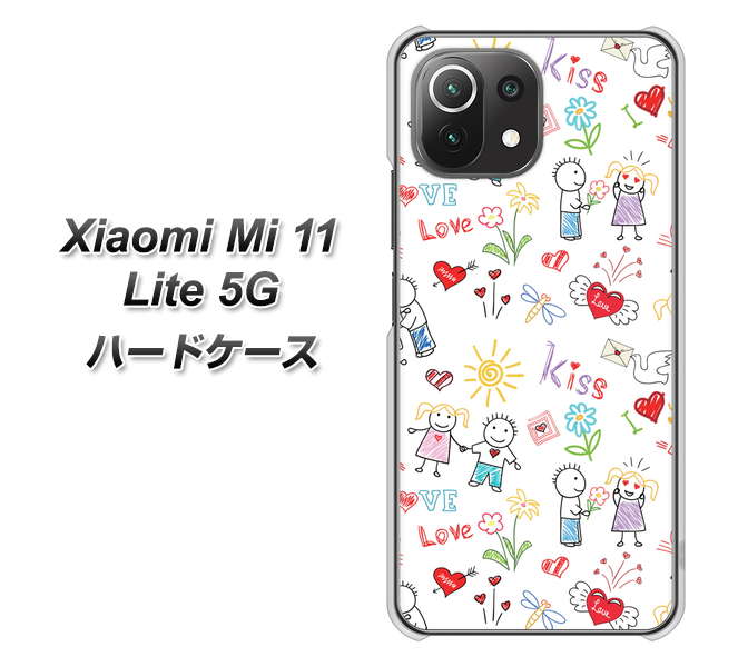Xiaomi(シャオミ)Mi 11 Lite 5G 高画質仕上げ 背面印刷 ハードケース【710 カップル】