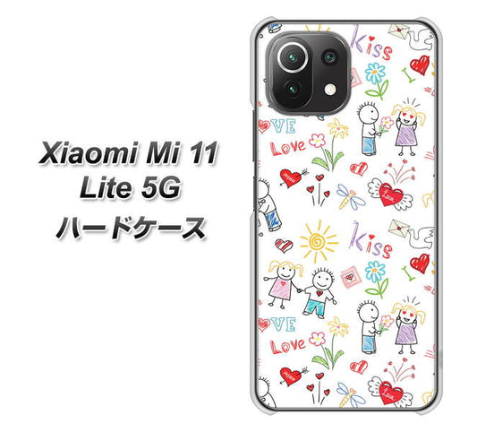 Xiaomi(シャオミ)Mi 11 Lite 5G 高画質仕上げ 背面印刷 ハードケース【710 カップル】