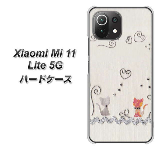 Xiaomi(シャオミ)Mi 11 Lite 5G 高画質仕上げ 背面印刷 ハードケース【1103 クラフト写真ネコ】