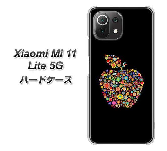 Xiaomi(シャオミ)Mi 11 Lite 5G 高画質仕上げ 背面印刷 ハードケース【1195 カラフルアップル】