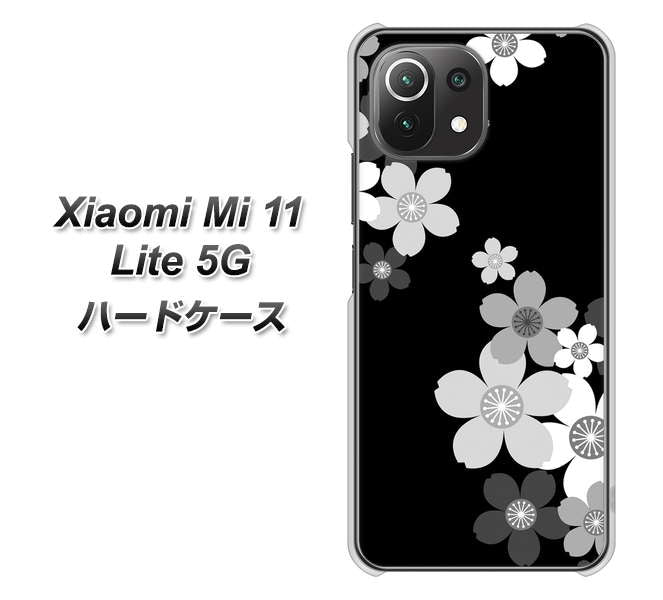 Xiaomi(シャオミ)Mi 11 Lite 5G 高画質仕上げ 背面印刷 ハードケース【1334 桜のフレーム】
