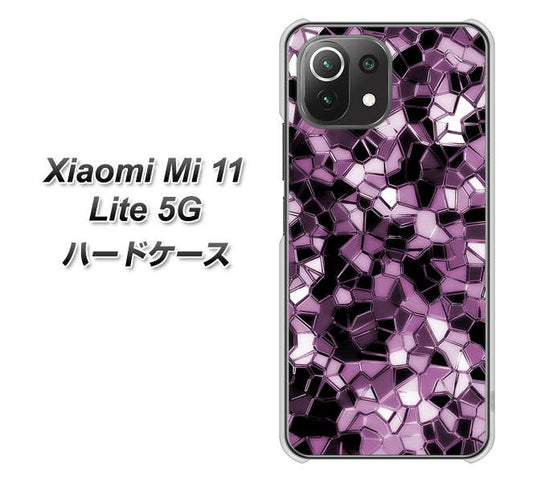 Xiaomi(シャオミ)Mi 11 Lite 5G 高画質仕上げ 背面印刷 ハードケース【EK837 テクニカルミラーパープル】