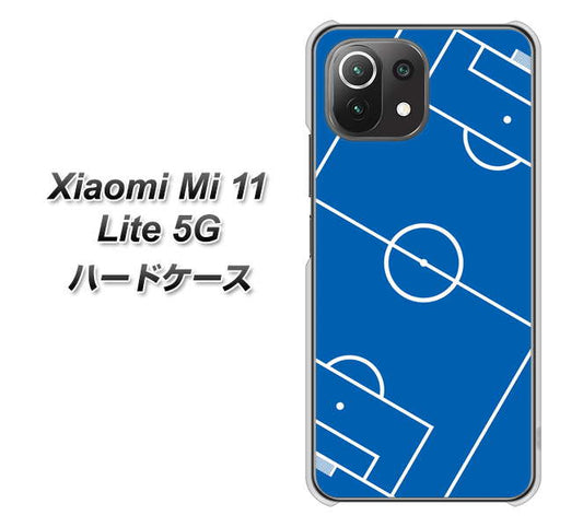 Xiaomi(シャオミ)Mi 11 Lite 5G 高画質仕上げ 背面印刷 ハードケース【IB922 SOCCER_ピッチ】
