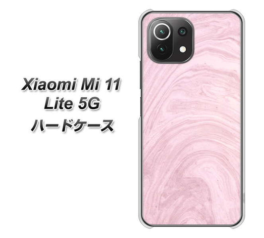 Xiaomi(シャオミ)Mi 11 Lite 5G 高画質仕上げ 背面印刷 ハードケース【KM873 大理石ラベンダー】