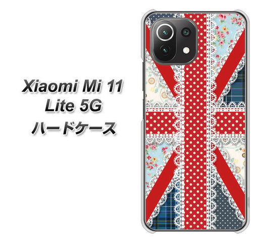Xiaomi（シャオミ）Mi 11 Lite 5G 高画質仕上げ 背面印刷 ハードケース【SC805 ユニオンジャック レース】