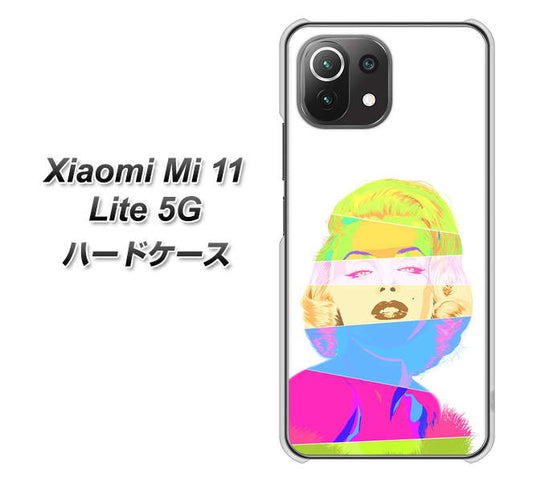 Xiaomi(シャオミ)Mi 11 Lite 5G 高画質仕上げ 背面印刷 ハードケース【YJ208 マリリンモンローデザイン(A)】