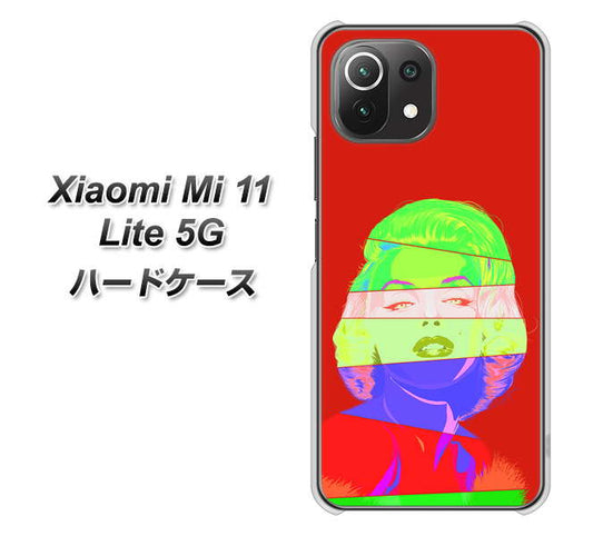 Xiaomi（シャオミ）Mi 11 Lite 5G 高画質仕上げ 背面印刷 ハードケース【YJ209 マリリンモンローデザイン（B）】