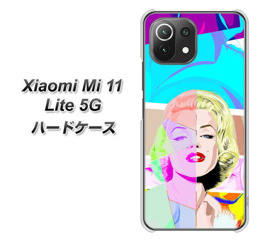Xiaomi(シャオミ)Mi 11 Lite 5G 高画質仕上げ 背面印刷 ハードケース【YJ210 マリリンモンローデザイン(C)】