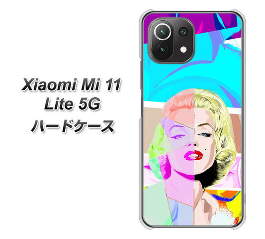 Xiaomi（シャオミ）Mi 11 Lite 5G 高画質仕上げ 背面印刷 ハードケース【YJ210 マリリンモンローデザイン（C）】
