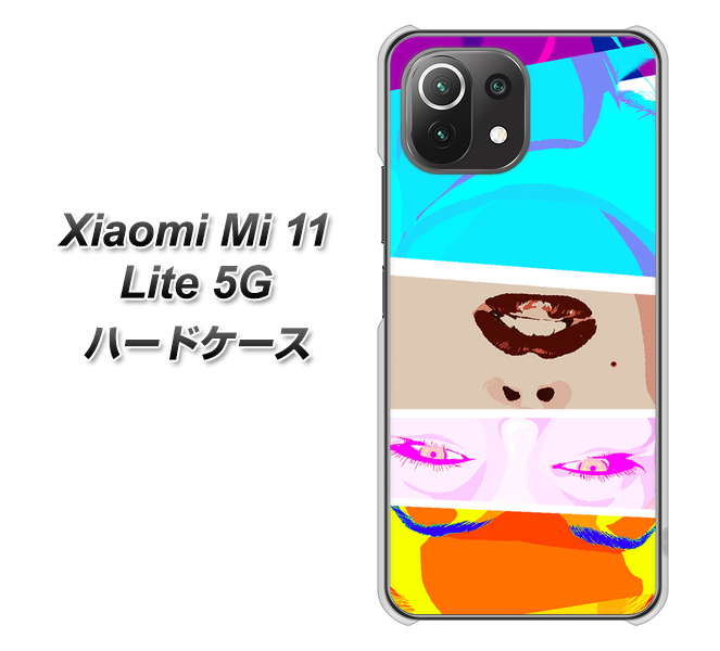 Xiaomi(シャオミ)Mi 11 Lite 5G 高画質仕上げ 背面印刷 ハードケース【YJ211 マリリンモンローデザイン(D)】