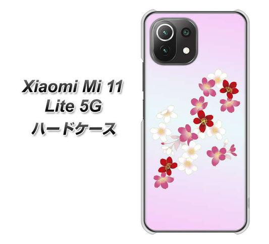 Xiaomi(シャオミ)Mi 11 Lite 5G 高画質仕上げ 背面印刷 ハードケース【YJ320 桜 和】