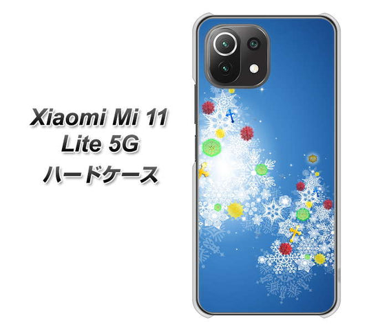 Xiaomi（シャオミ）Mi 11 Lite 5G 高画質仕上げ 背面印刷 ハードケース【YJ347 クリスマスツリー】