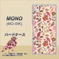 docomo MONO MO-01K 高画質仕上げ 背面印刷 ハードケース【640 おしゃれな小鳥】