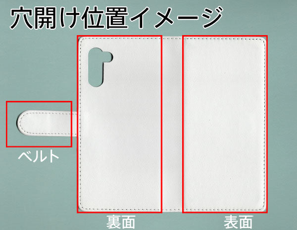Galaxy Note10+ スマホケース 手帳型 三つ折りタイプ レター型 ツートン 耐衝撃
