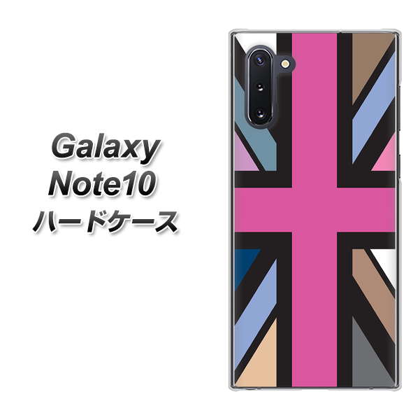 ギャラクシー Note10 高画質仕上げ 背面印刷 ハードケース【507 ユニオンジャック デスカラー】