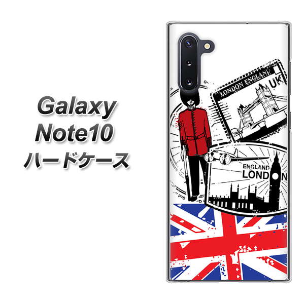 ギャラクシー Note10 高画質仕上げ 背面印刷 ハードケース【574 LONDON】