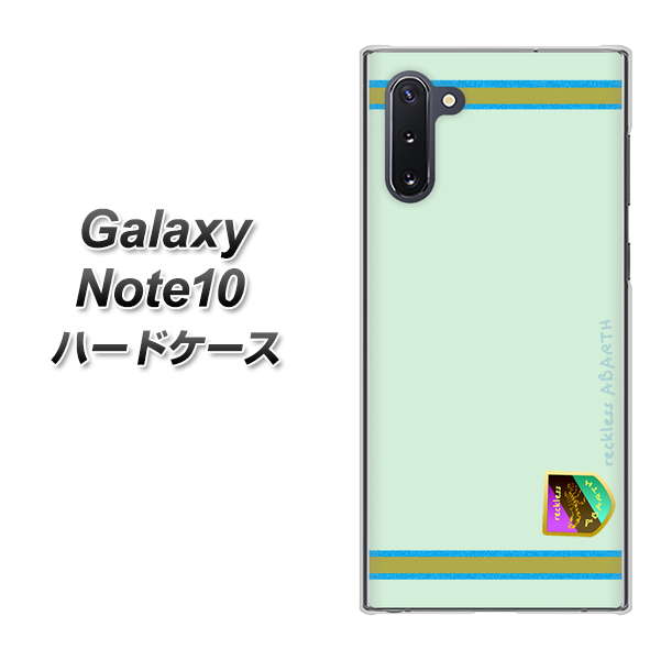 ギャラクシー Note10 高画質仕上げ 背面印刷 ハードケース【YC938 アバルト09】