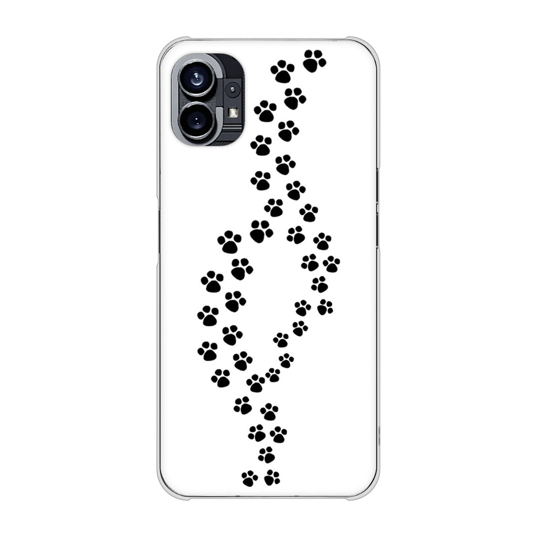 Nothing Phone(1) 高画質仕上げ 背面印刷 ハードケース【066 あしあと】