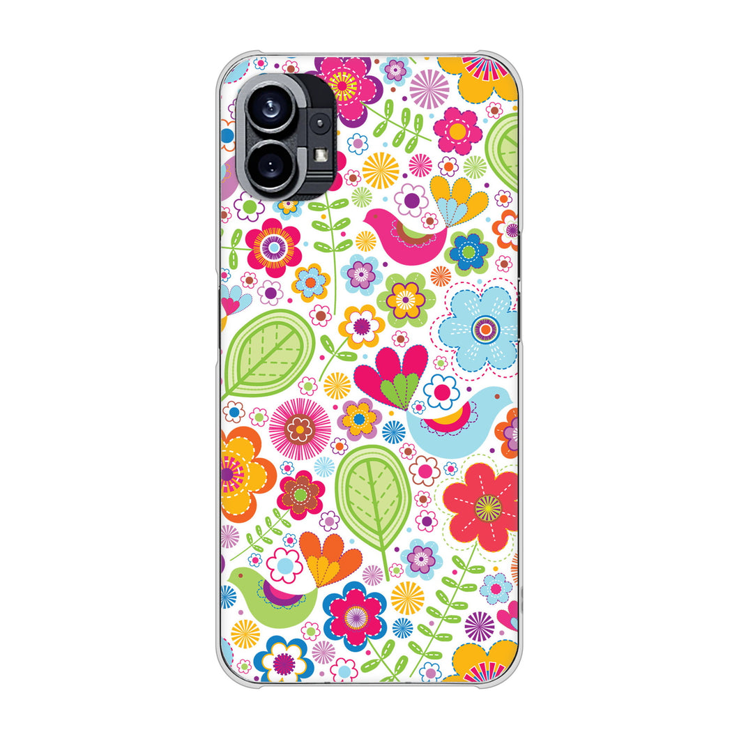 Nothing Phone(1) 高画質仕上げ 背面印刷 ハードケース【477 幸せな絵】