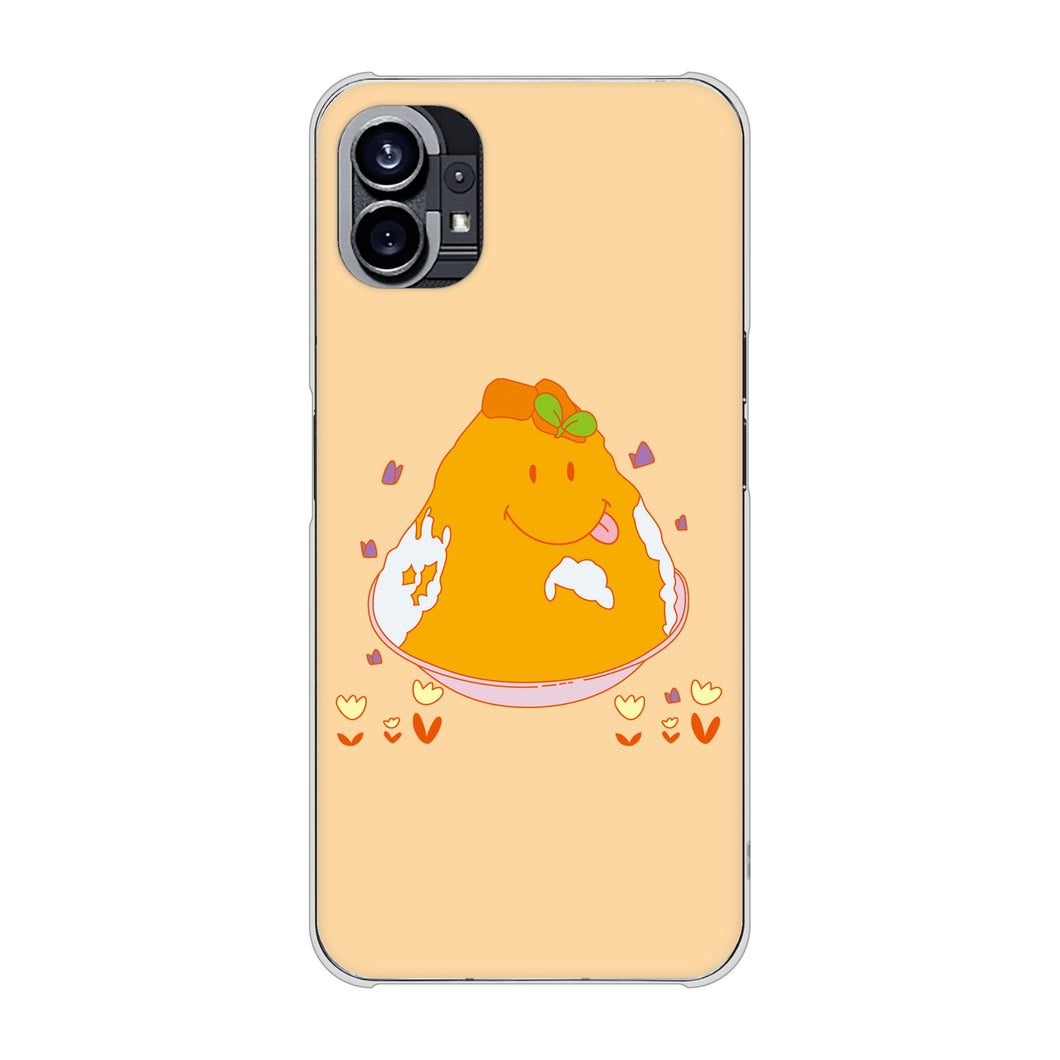 Nothing Phone(1) 高画質仕上げ 背面印刷 ハードケース【MA904 台湾風かき氷】