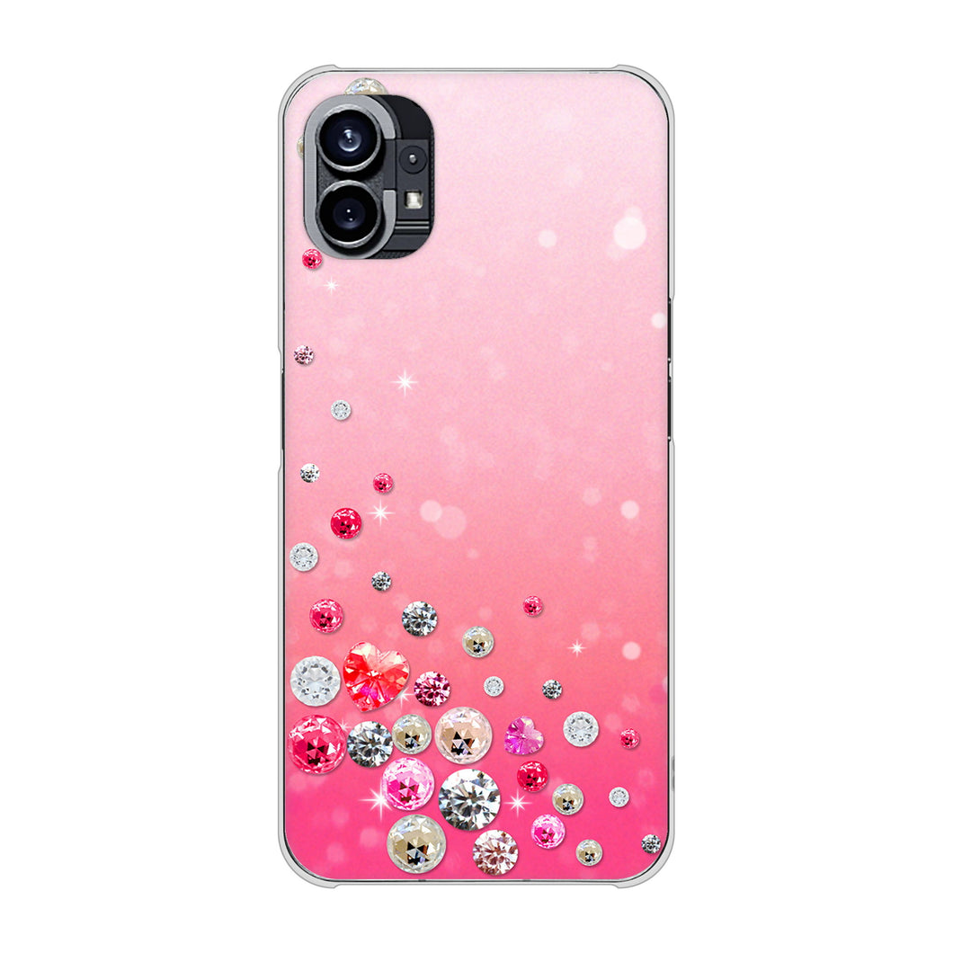 Nothing Phone(1) 高画質仕上げ 背面印刷 ハードケース【SC822 スワロデコ風プリント】
