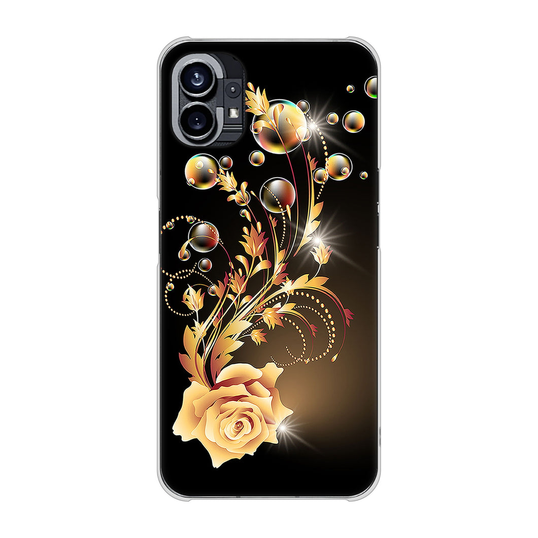 Nothing Phone(1) 高画質仕上げ 背面印刷 ハードケース【VA823 気高きバラ】