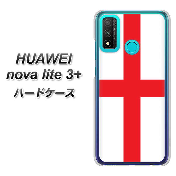 HUAWEI(ファーウェイ) nova lite 3プラス POT-LX2J 高画質仕上げ 背面印刷 ハードケース【677 イングランド】