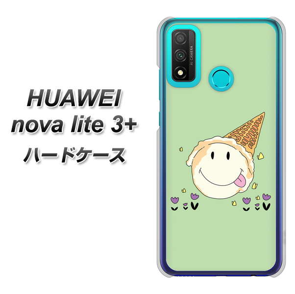 HUAWEI(ファーウェイ) nova lite 3プラス POT-LX2J 高画質仕上げ 背面印刷 ハードケース【MA902 アイスクリーム】